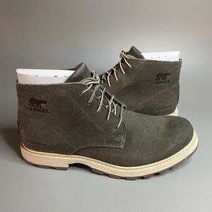 Sorel Men's Chukka Boots Madson Quarry Grey Waterproof Dress Shoes